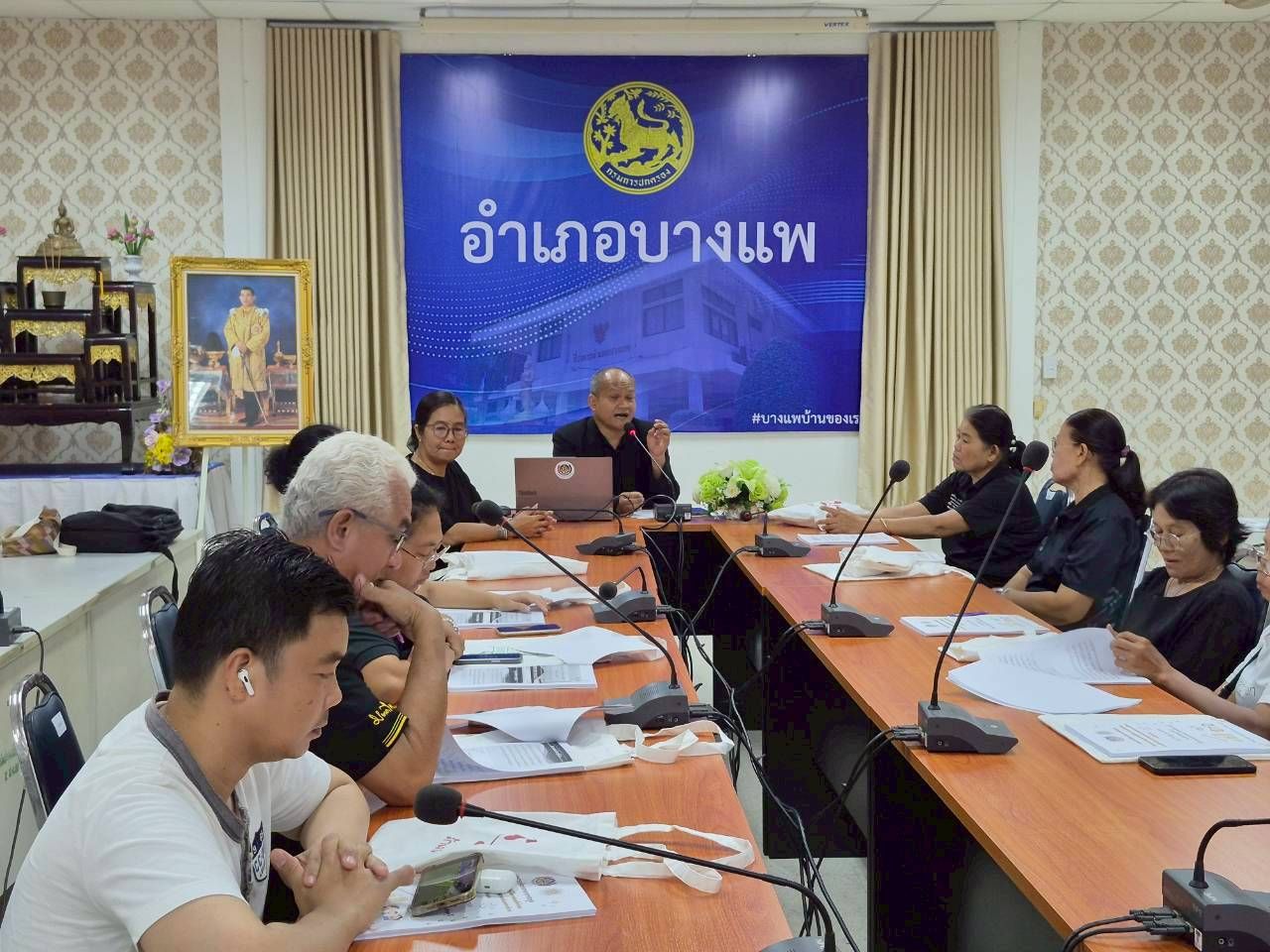 สพอ.บางแพ ดำเนินโครงการประชุมเชิงปฏิบัติการส่งเสริมทักษะการบริหารจัดการกองทุนชุมชนตามหลักธรรมาภิบาล ระดับอำเภอ