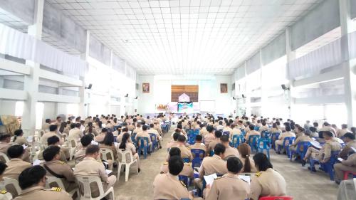 สพอ.บางแพ ร่วมประชุมหัวหน้าส่วน กำนัน ผู้ใหญ่บ้าน ฯลฯ ประจำเดือน กรกฎาคม 2569