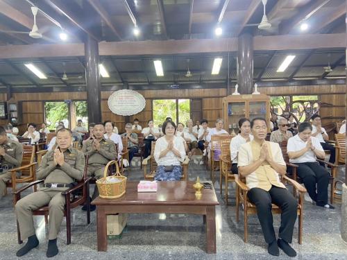 สพอ.บางแพ ร่วมโครงการ “หิ้วปิ่นโตเข้าวัด ทำบุญวันพระ” อำเภอบางแพ จังหวัดราชบุรี ประจำปีงบประมาณ พ.ศ. 2569
