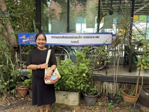 สพอ.บางแพ ลงพื้นที่ตรวจสอบครุภัณฑ์โครงการชุมชนท่องเที่ยว OTOP นวัตวิถี